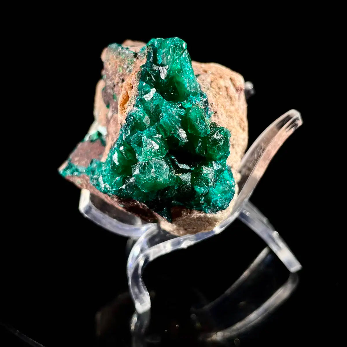 Dioptase Botryoidal Crystal Cluster | Natural Green Copper Carbonate Mineral Specimen | 150 g | 7*4*4 cm