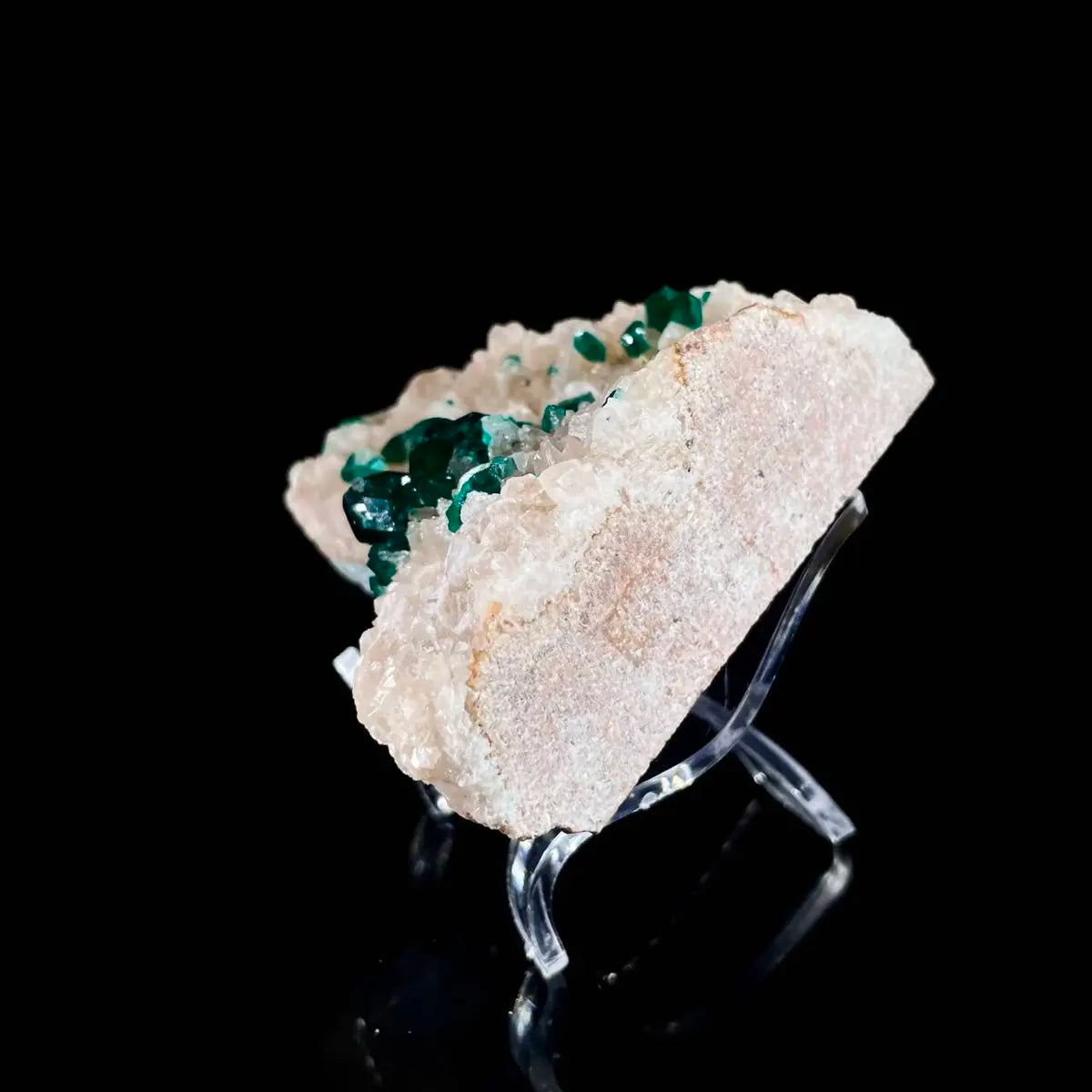 Dioptase Botryoidal Crystal Cluster | Natural Green Copper Carbonate Mineral Specimen | 200 g | 8*7*3 cm