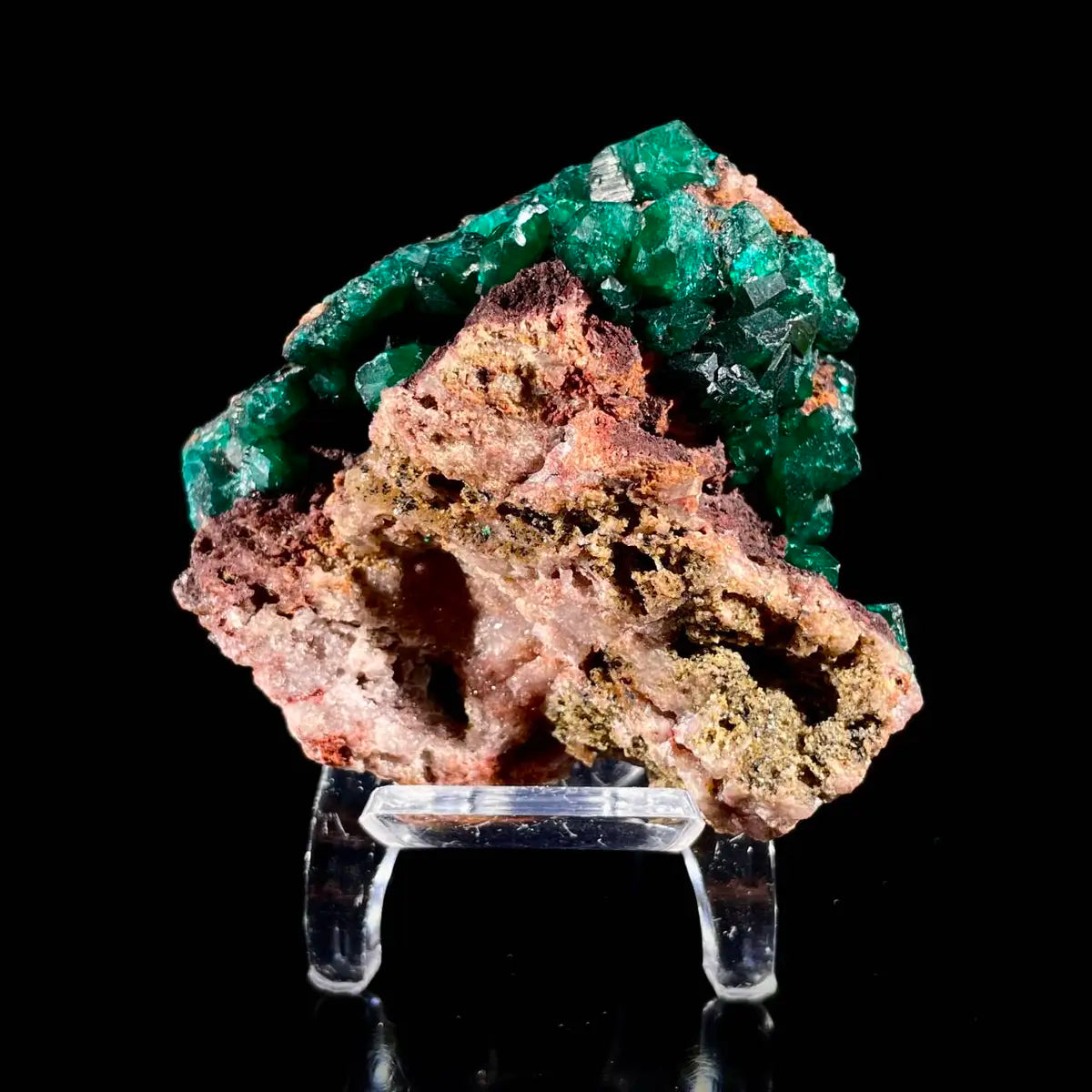Dioptase Botryoidal Crystal Cluster | Natural Green Copper Carbonate Mineral Specimen | 150 g | 6.5*6*4 cm
