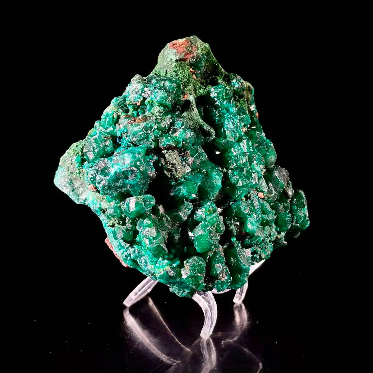 Dioptase Botryoidal Crystal Cluster | Natural Green Copper Carbonate Mineral Specimen | 800 g | 9*10*6.5 cm