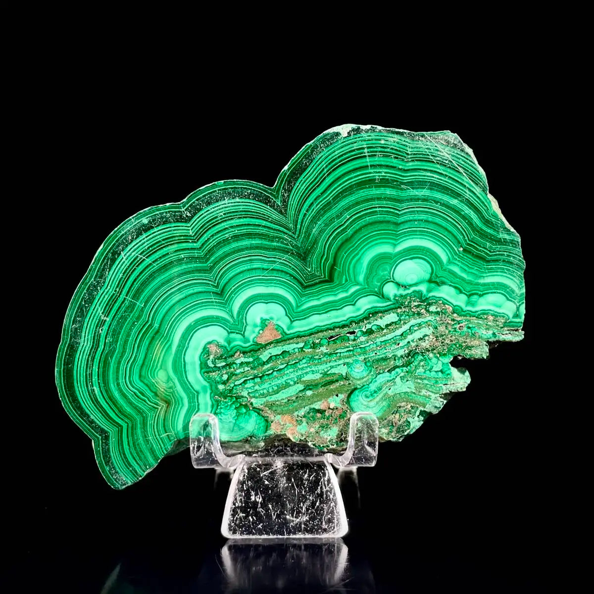 Natural Chrysocolla Crystal Specimen on Matrix | Rare Copper Silicate Mineral | Vibrant Blue-Green Mineral Collection Piece | 560 g | 11.5*7.5*1.5 cm