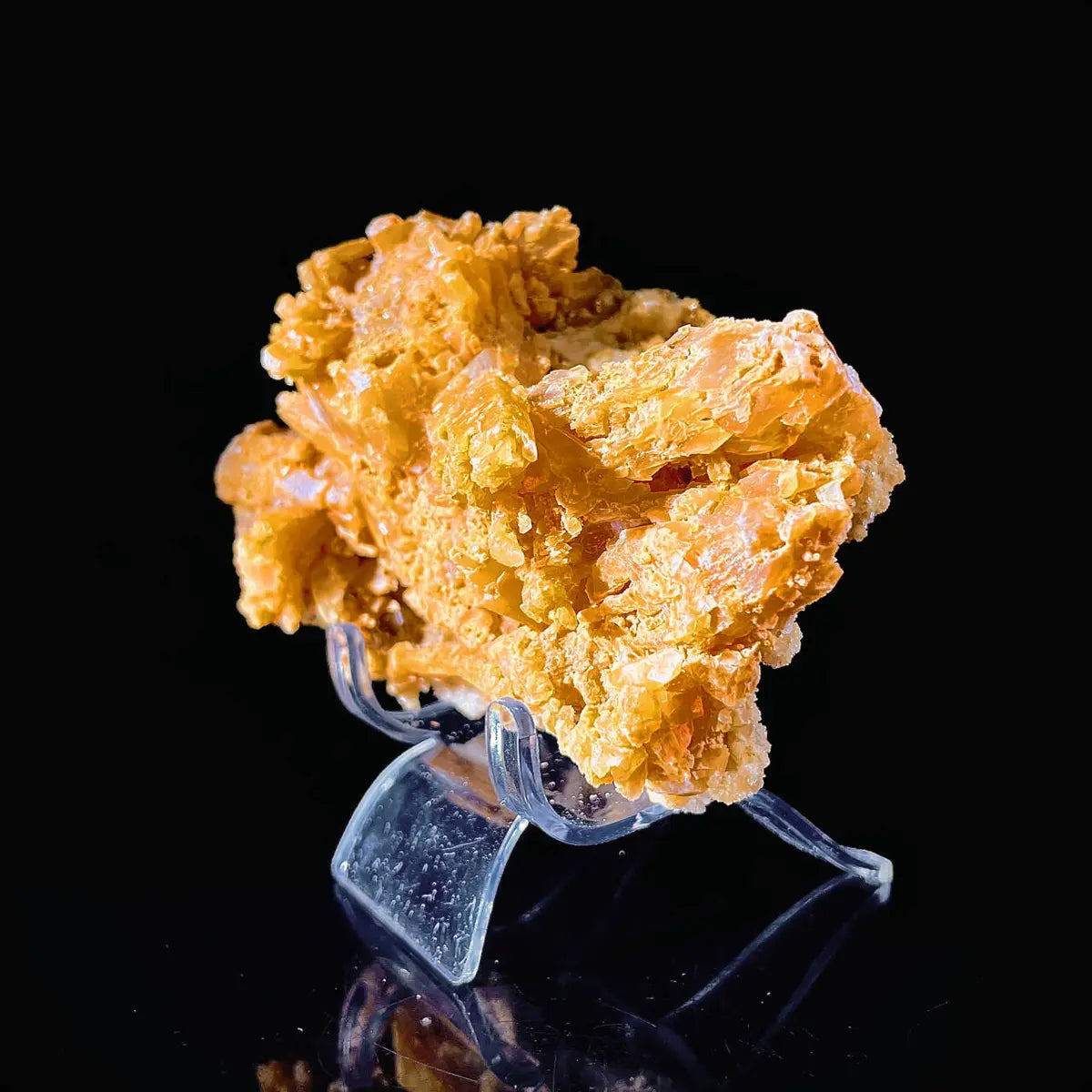 HuNan yellow calcite| Natural Calcite Mineral Specimen from China | 310 g | 12*8*7 cm