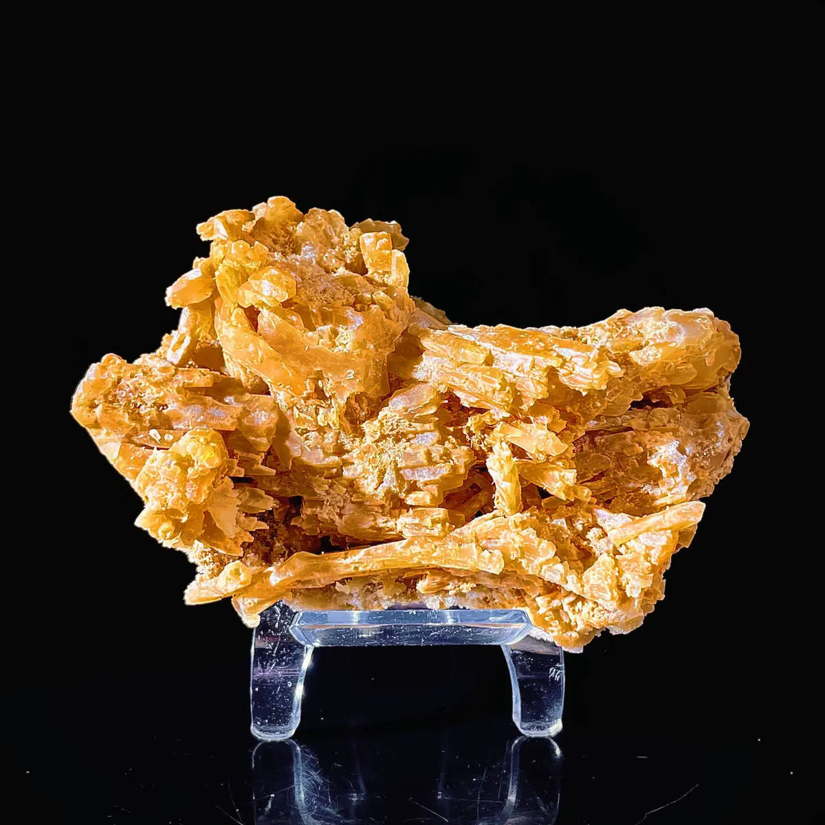 HuNan yellow calcite| Natural Calcite Mineral Specimen from China | 310 g | 12*8*7 cm