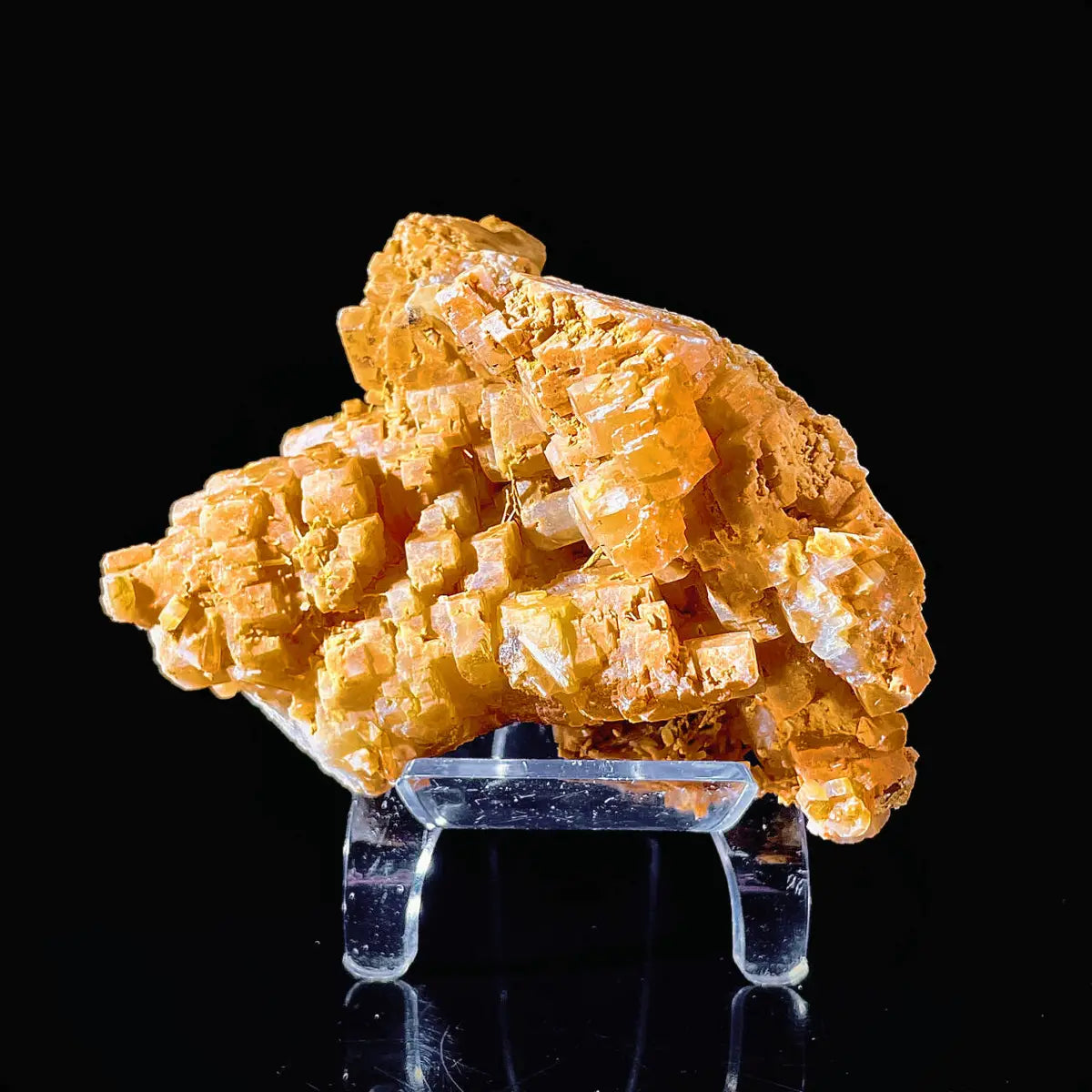 HuNan yellow calcite| Natural Calcite Mineral Specimen from China | 350 g | 10*7*7.5 cm