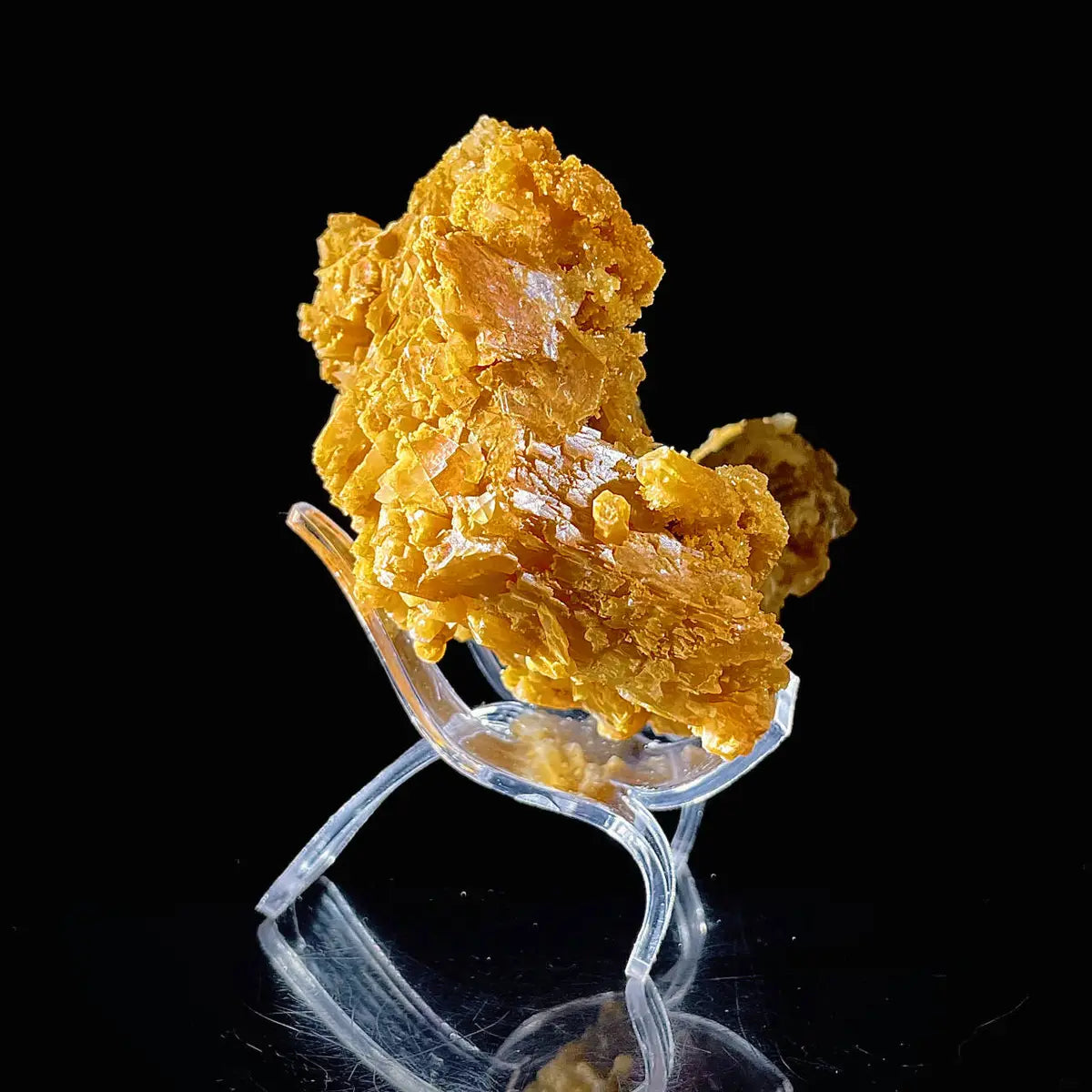 HuNan yellow calcite| Natural Calcite Mineral Specimen from China | 410 g | 13.5*9.5*6 cm
