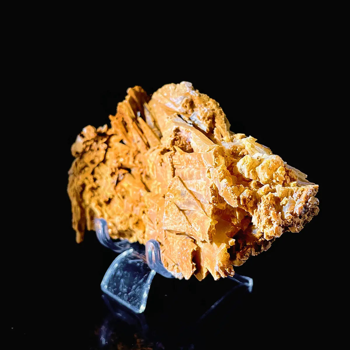 HuNan yellow calcite| Natural Calcite Mineral Specimen from China | 270 g | 13*8.5*4 cm