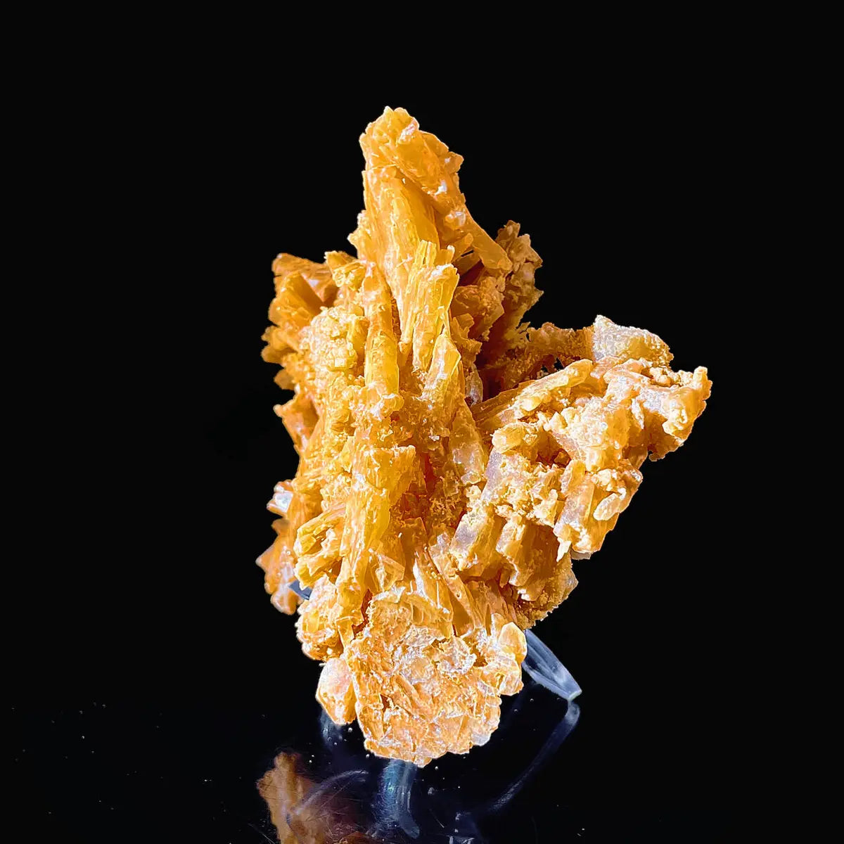 HuNan yellow calcite| Natural Calcite Mineral Specimen from China | 430 g | 12.5*11.5*6 cm