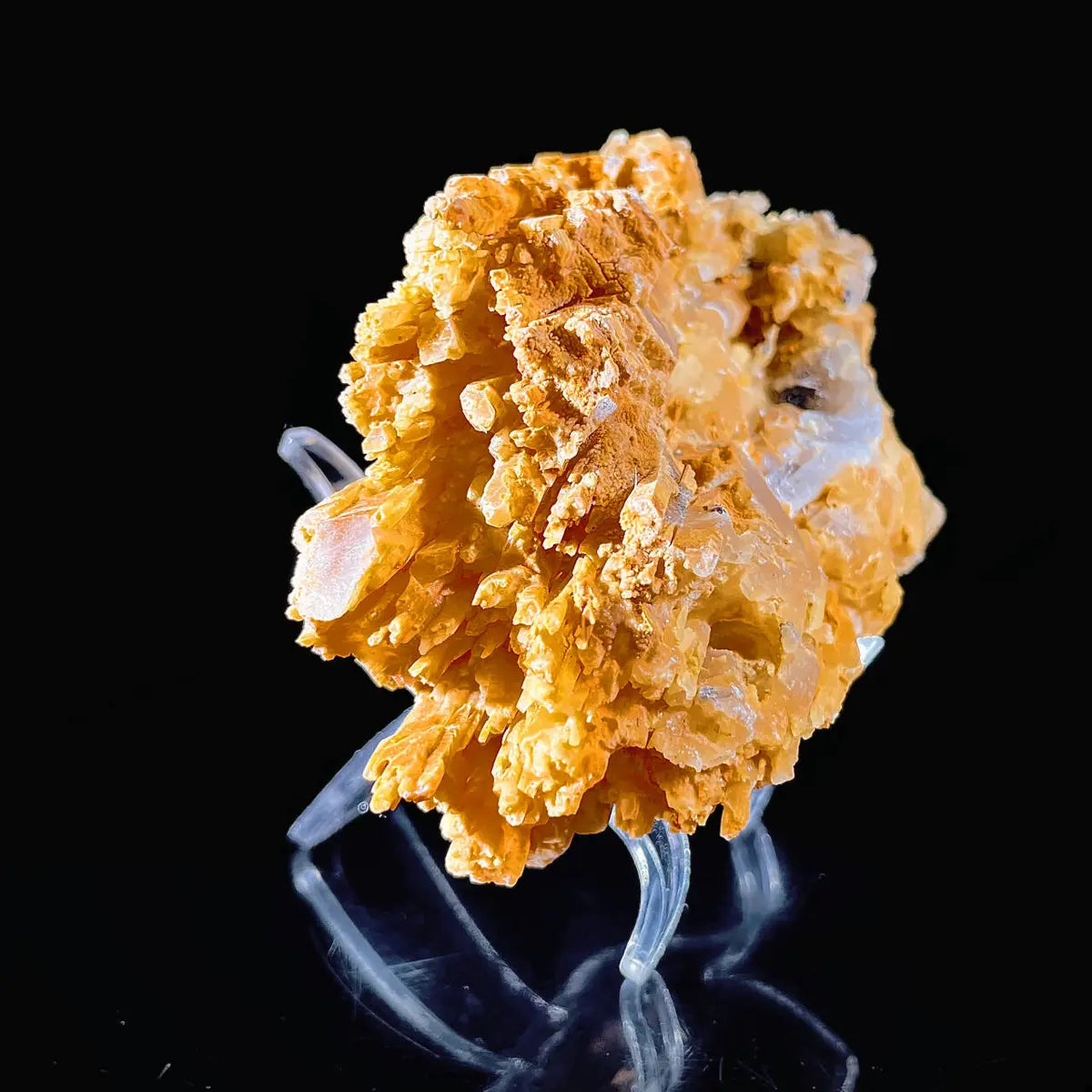 HuNan yellow calcite| Natural Calcite Mineral Specimen from China | 520 g | 15*8*6 cm