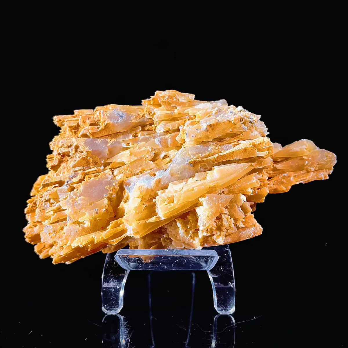 HuNan yellow calcite| Natural Calcite Mineral Specimen from China | 520 g | 15*8*6 cm