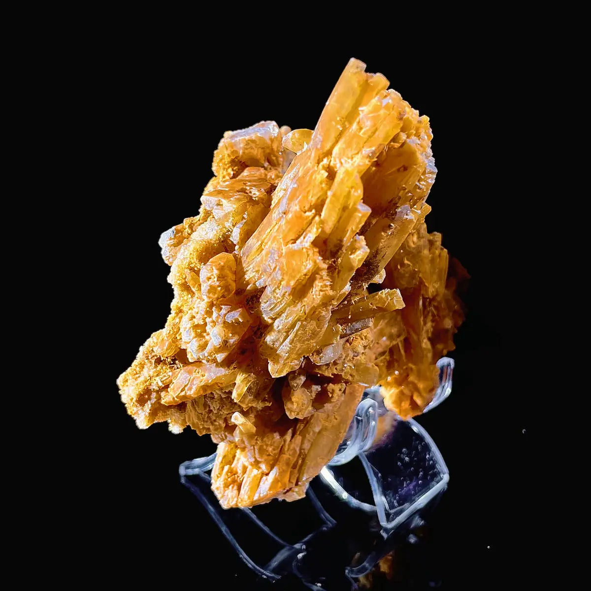 HuNan yellow calcite| Natural Calcite Mineral Specimen from China | 620 g | 13*12*8 cm