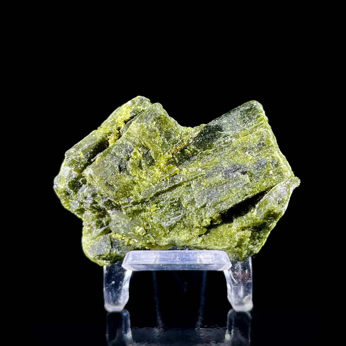 Natural Green Epidote& Tourmaline Specimen |Madagascar | 50 g | 4.5*3.5*2.5 cm