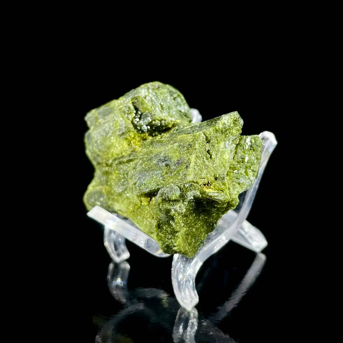 Natural Green Epidote& Tourmaline Specimen |Madagascar | 50 g | 4.5*3.5*2.5 cm