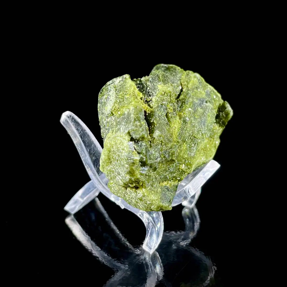 Natural Green Epidote& Tourmaline Specimen |Madagascar | 50 g | 4.5*3.5*2.5 cm
