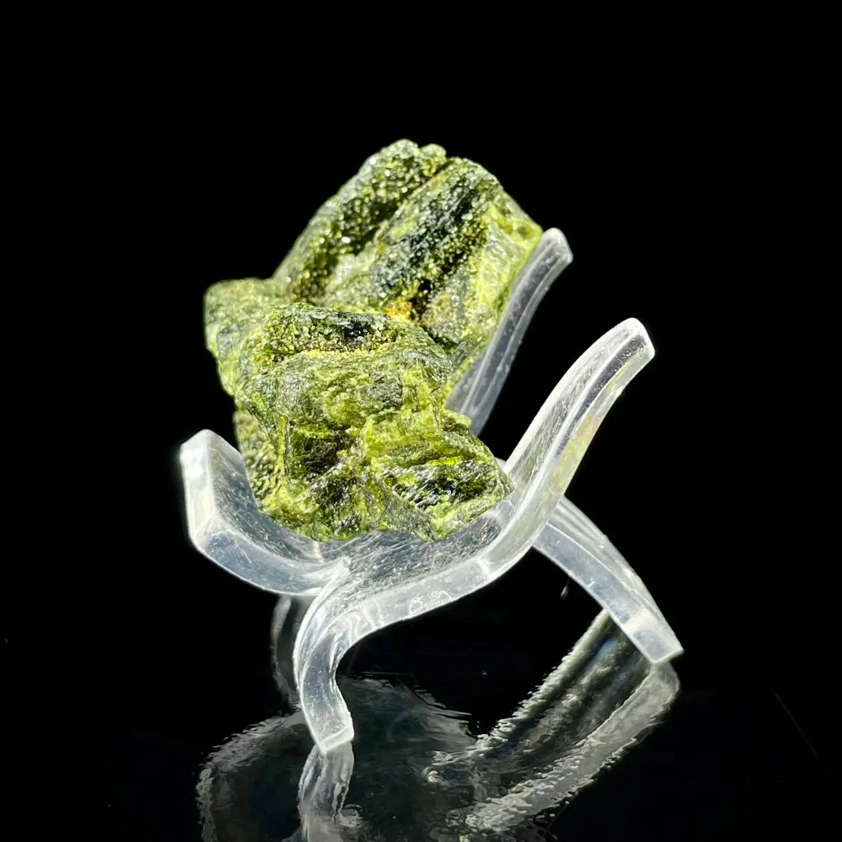 Natural Green Epidote& Tourmaline Specimen |Madagascar | 280 g | 4*3*2 cm
