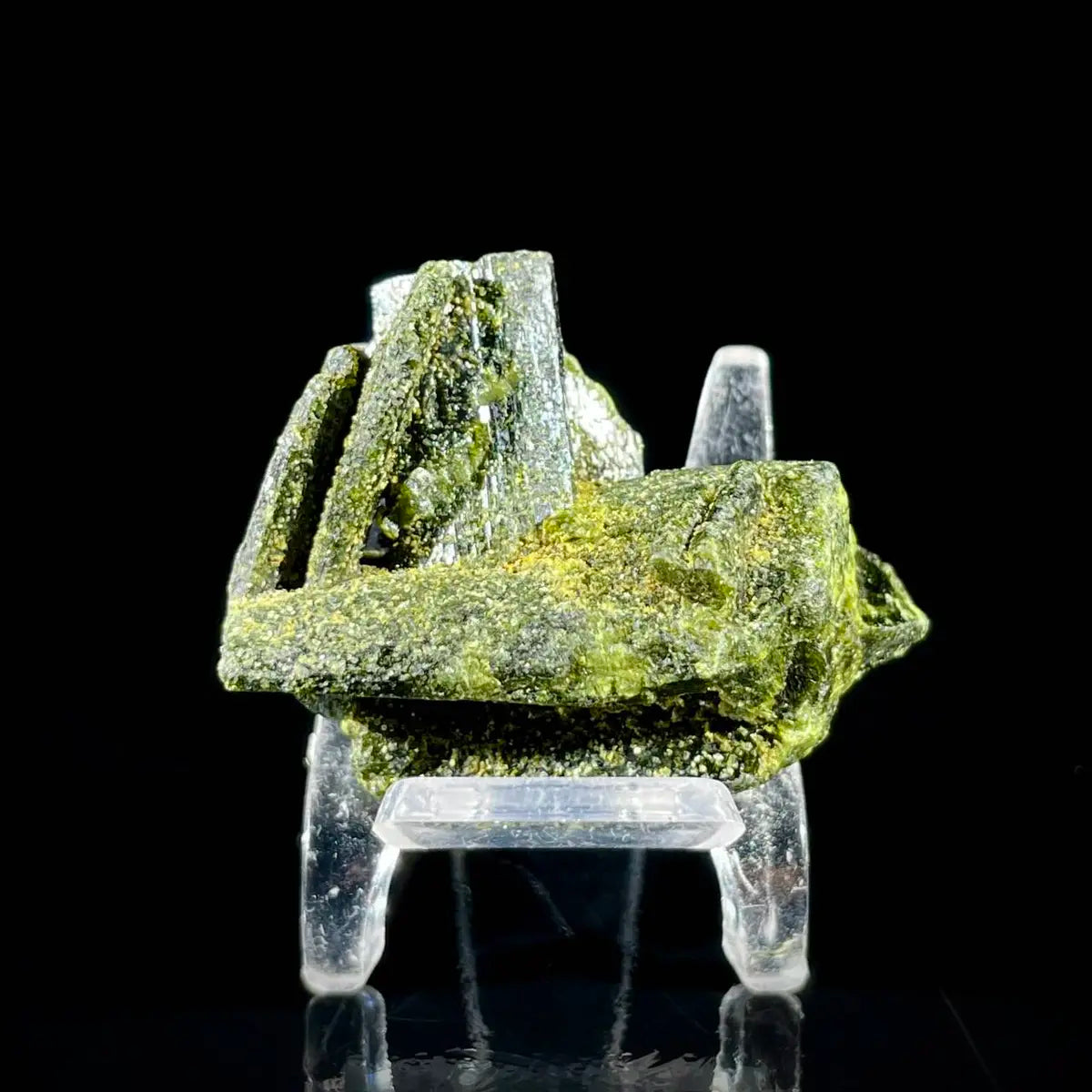Natural Green Epidote& Tourmaline Specimen |Madagascar | 280 g | 4*3*2 cm