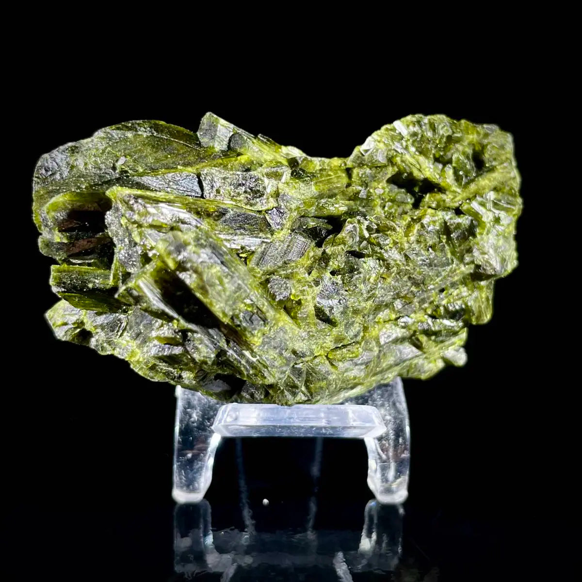 Natural Green Epidote& Tourmaline Specimen |Madagascar | 74 g | 6*3.5*3 cm
