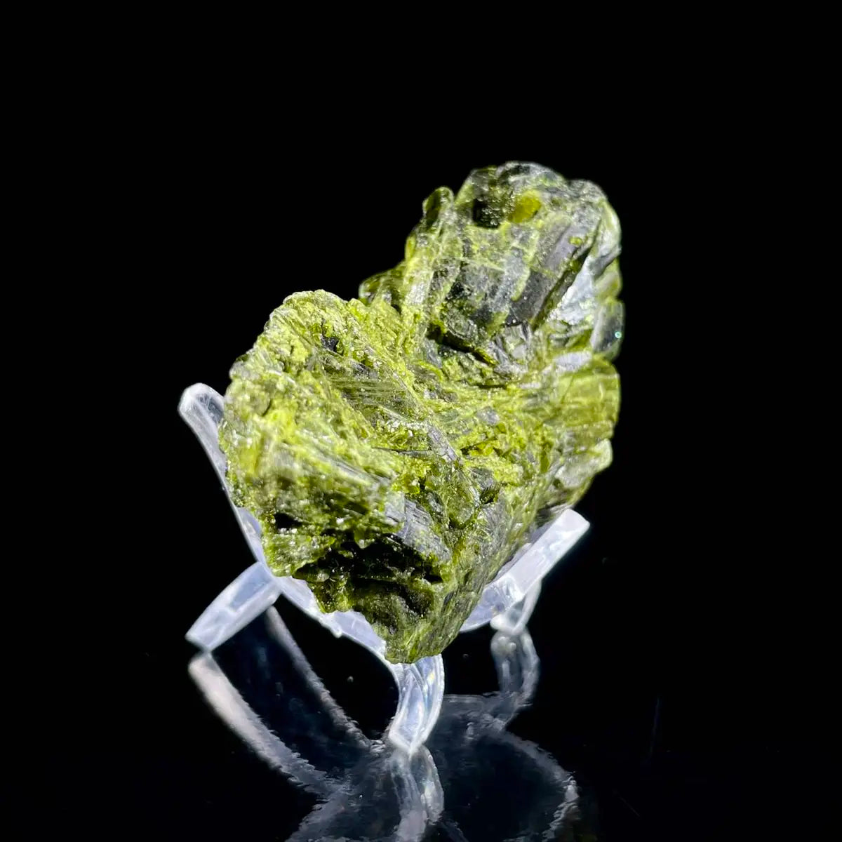 Natural Green Epidote& Tourmaline Specimen |Madagascar | 74 g | 6*3.5*3 cm