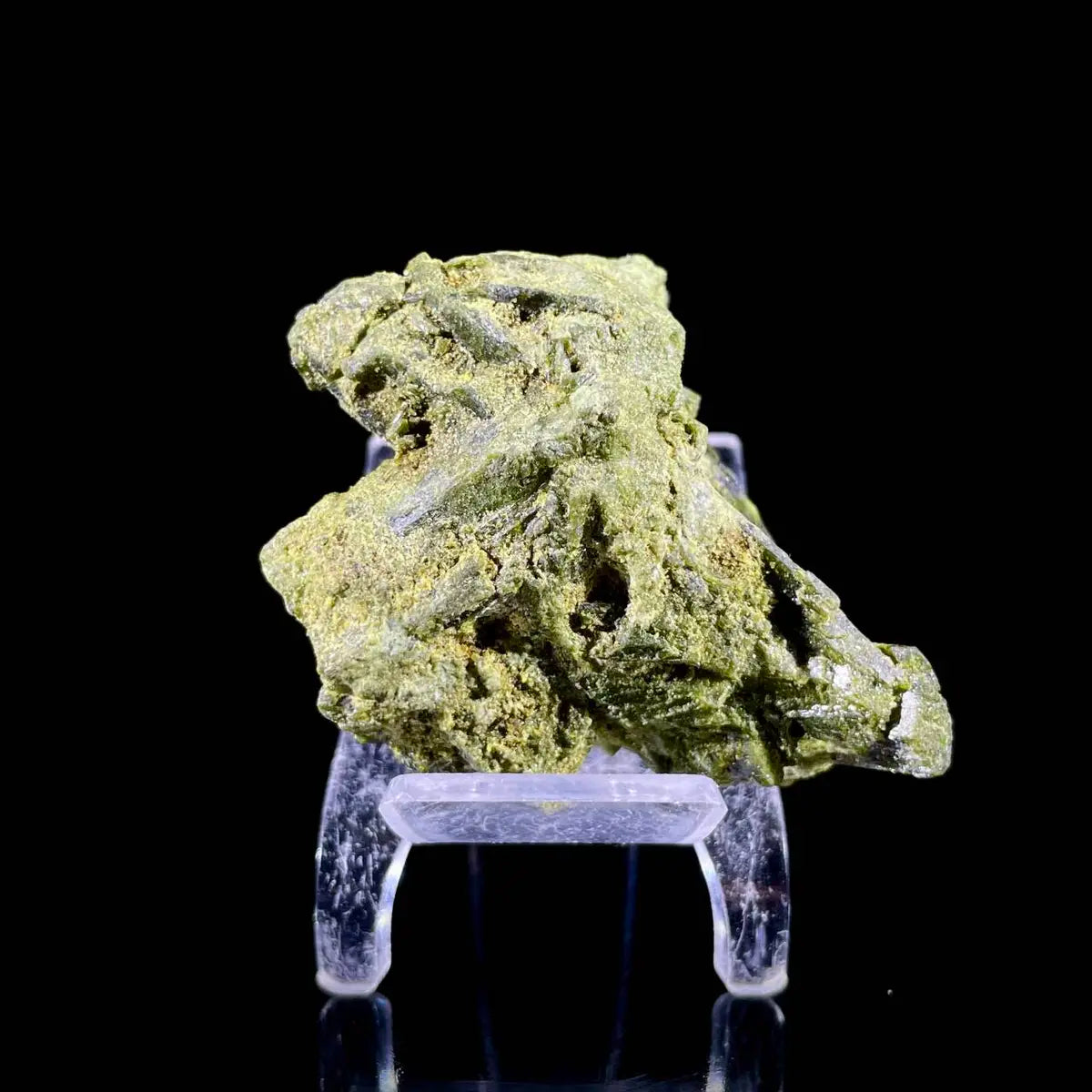 Natural Green Epidote& Tourmaline Specimen |Madagascar | 120 g | 6.5*4.5*4.5 cm