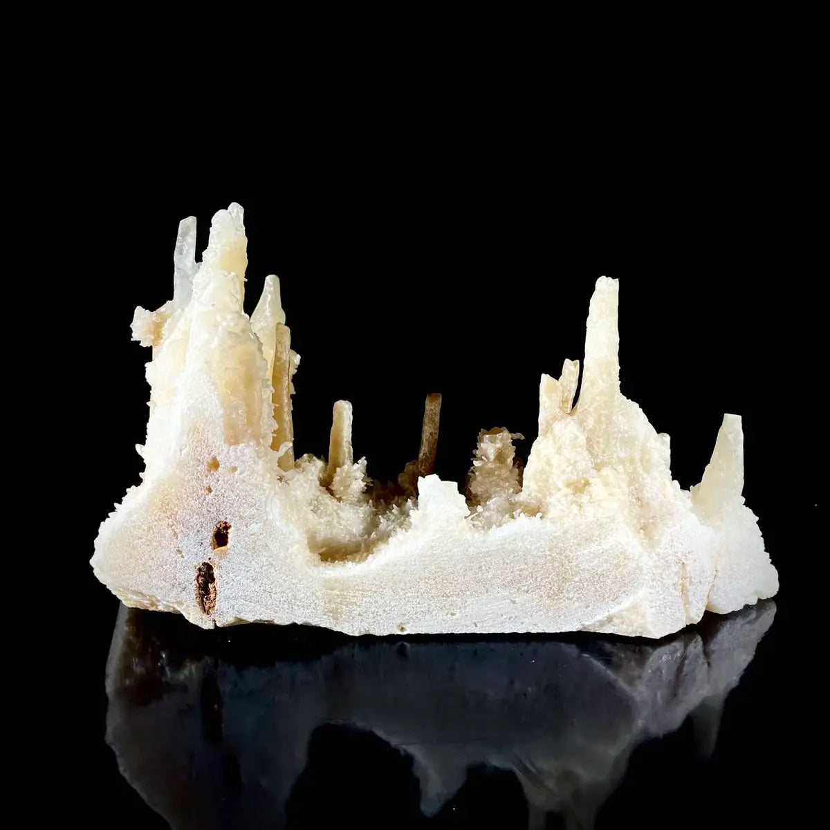 Natural Yunnan Stalactite Calcite Crystal Formation on Matrix | Rare Cave Mineral Specimen | Mineral Collection | 2500 g | 25*13*15 cm