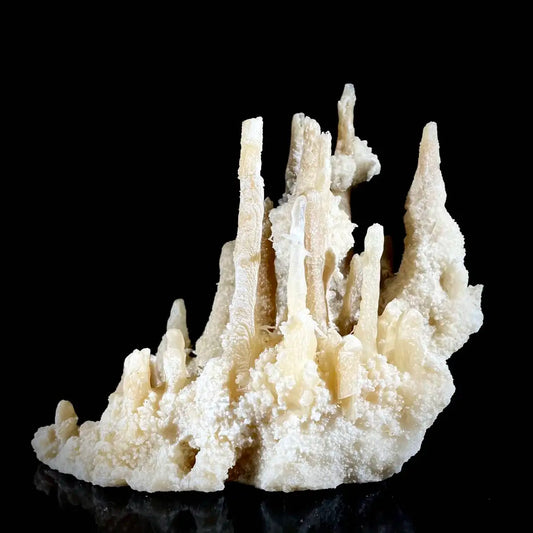 A932-Natural Yunnan Stalactite Calcite Crystal Formation on Matrix | Rare Cave Mineral Specimen | Mineral Collection | 2050 g | 21*18*13 cm