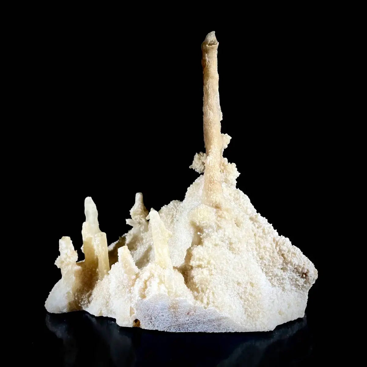 Natural Yunnan Stalactite Calcite Crystal Formation on Matrix | Rare Cave Mineral Specimen | Mineral Collection | 1720 g | 21*21*10 cm