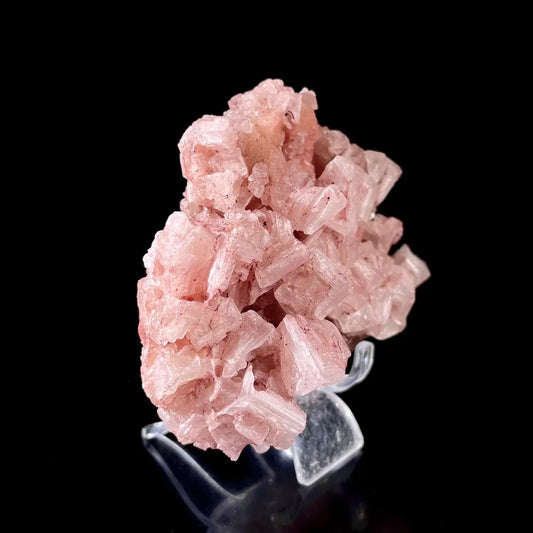 A770-Pink Halite | Natural Bladed Halite Mineral Specimen | Rose-Form Crystal Formation | 220 g | 10.5*8*4.5 cm