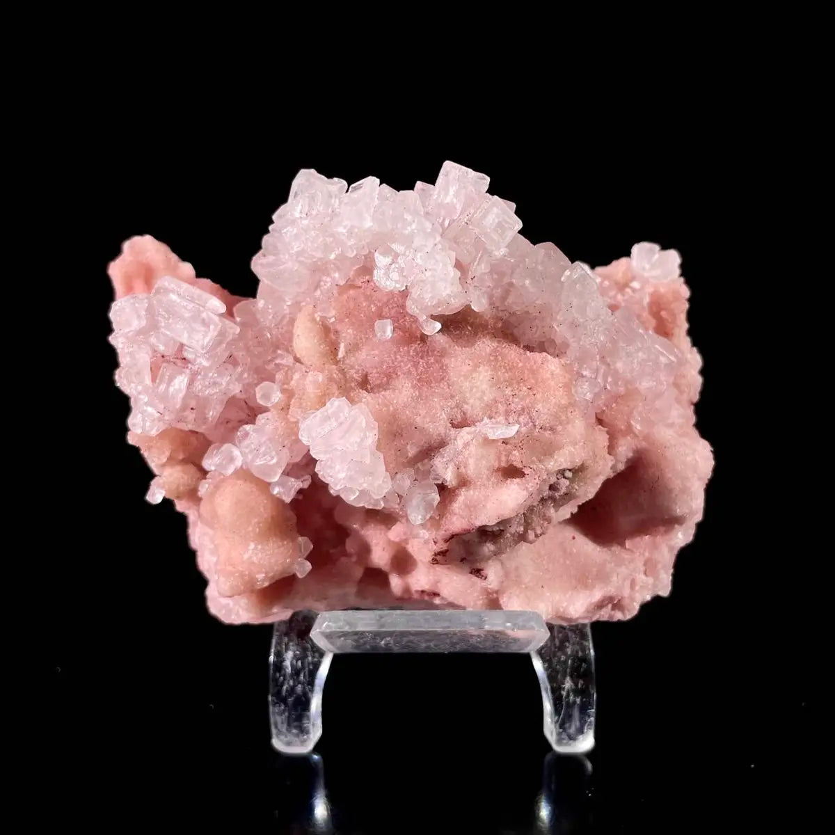Pink Halite | Natural Bladed Halite Mineral Specimen | Rose-Form Crystal Formation | 100 g | 8*5*4.5 cm