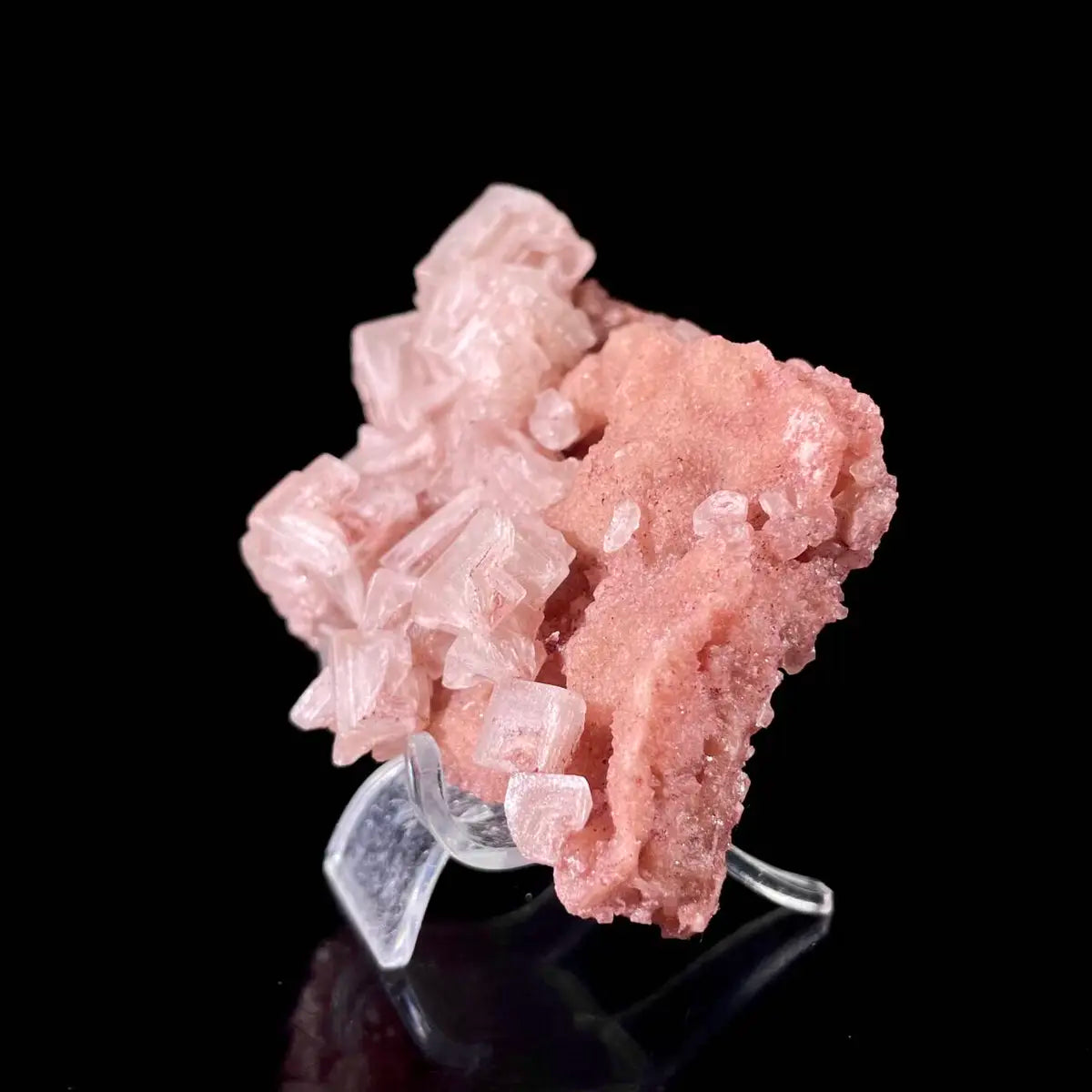 Pink Halite | Natural Bladed Halite Mineral Specimen | Rose-Form Crystal Formation | 200 g | 11*7*4 cm