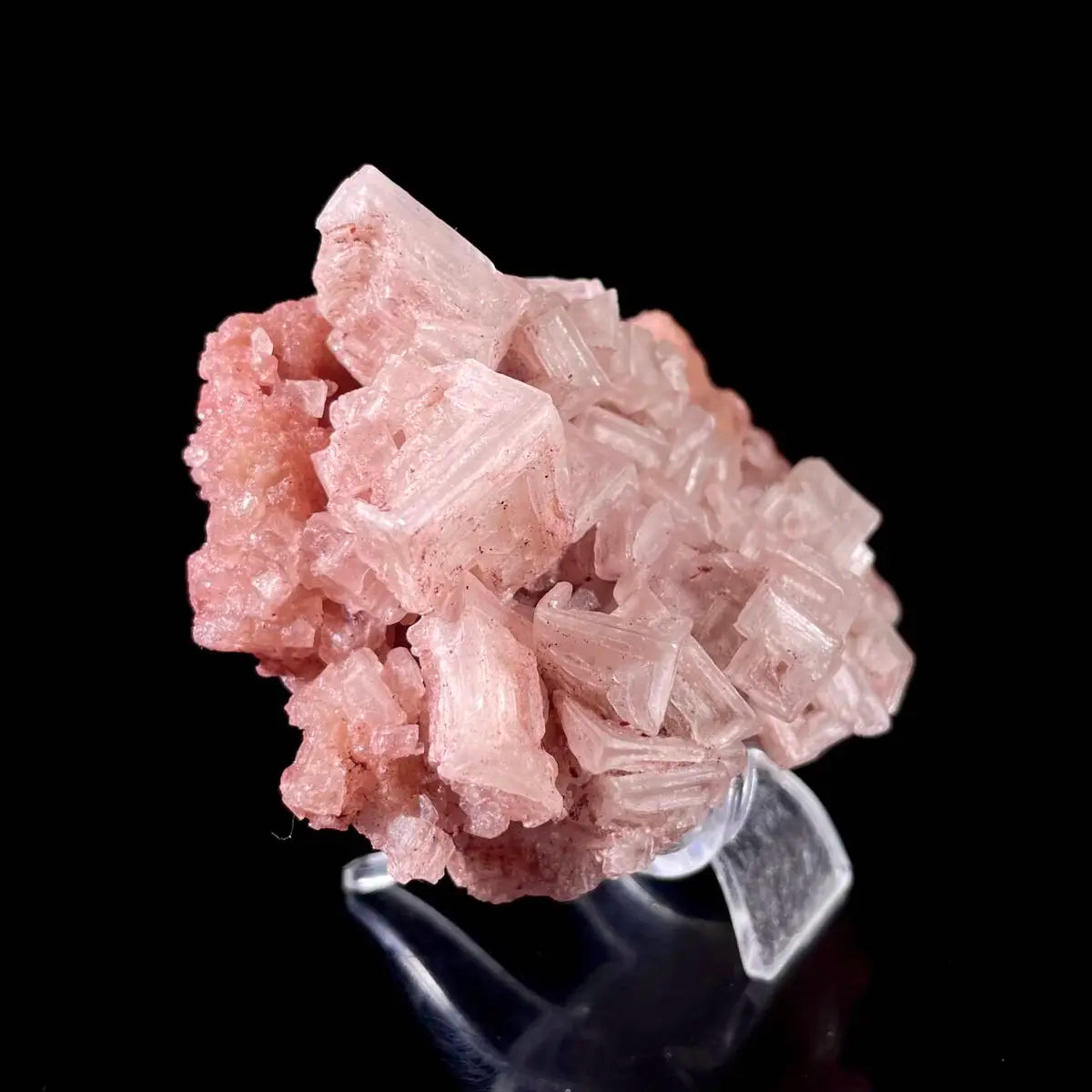 Pink Halite | Natural Bladed Halite Mineral Specimen | Rose-Form Crystal Formation | 200 g | 11*7*4 cm