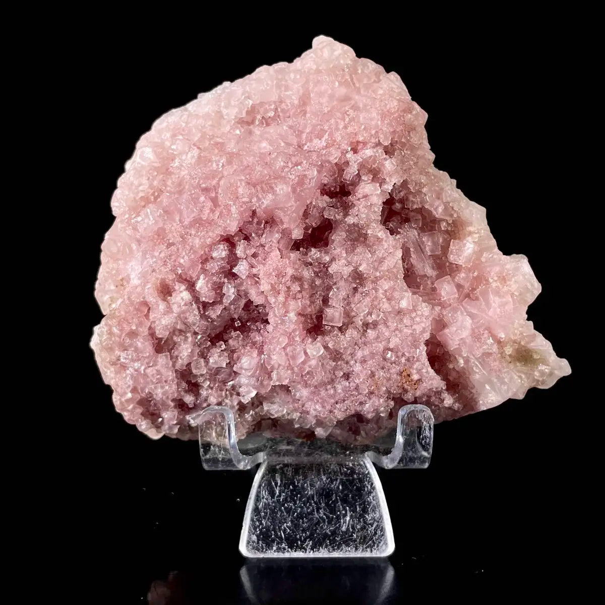 Pink Halite | Natural Bladed Halite Mineral Specimen | Rose-Form Crystal Formation | 200 g | 10*9.5*3.5 cm