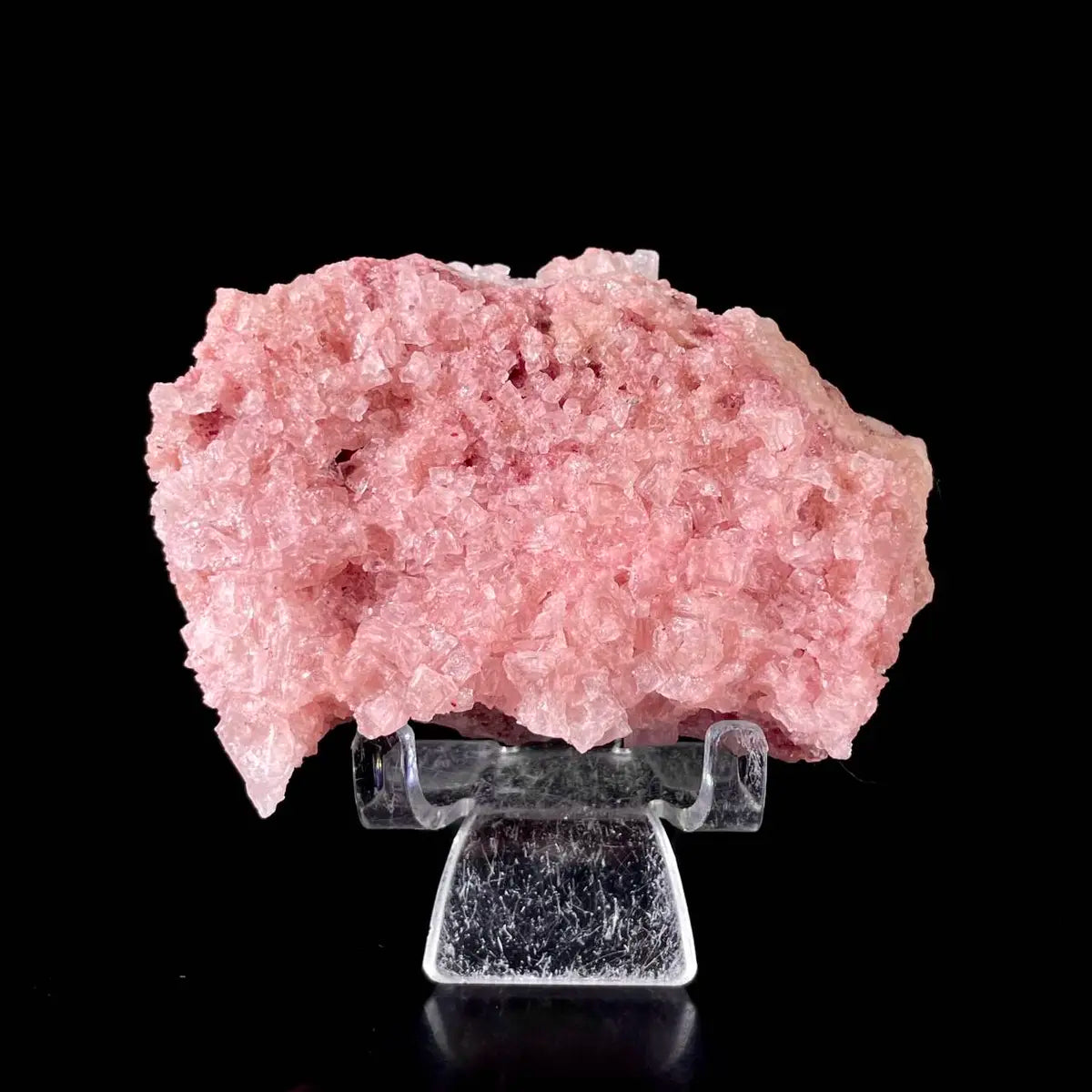 Pink Halite | Natural Bladed Halite Mineral Specimen | Rose-Form Crystal Formation | 110 g | 9*6*4 cm