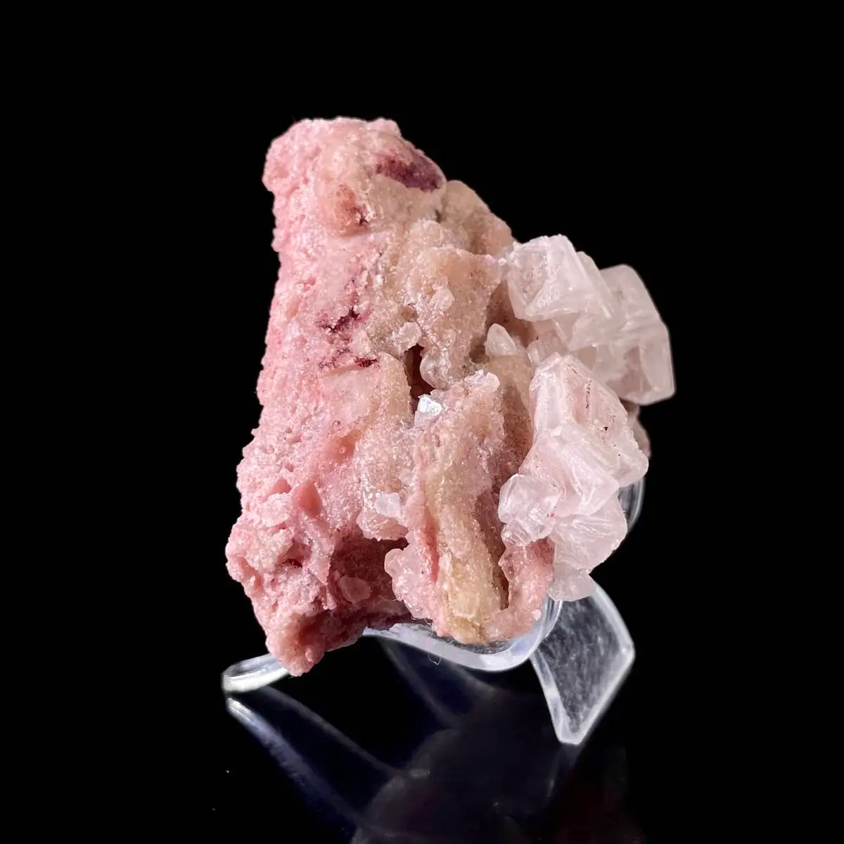 Pink Halite | Natural Bladed Halite Mineral Specimen | Rose-Form Crystal Formation | 150 g | 9*7*4.5 cm