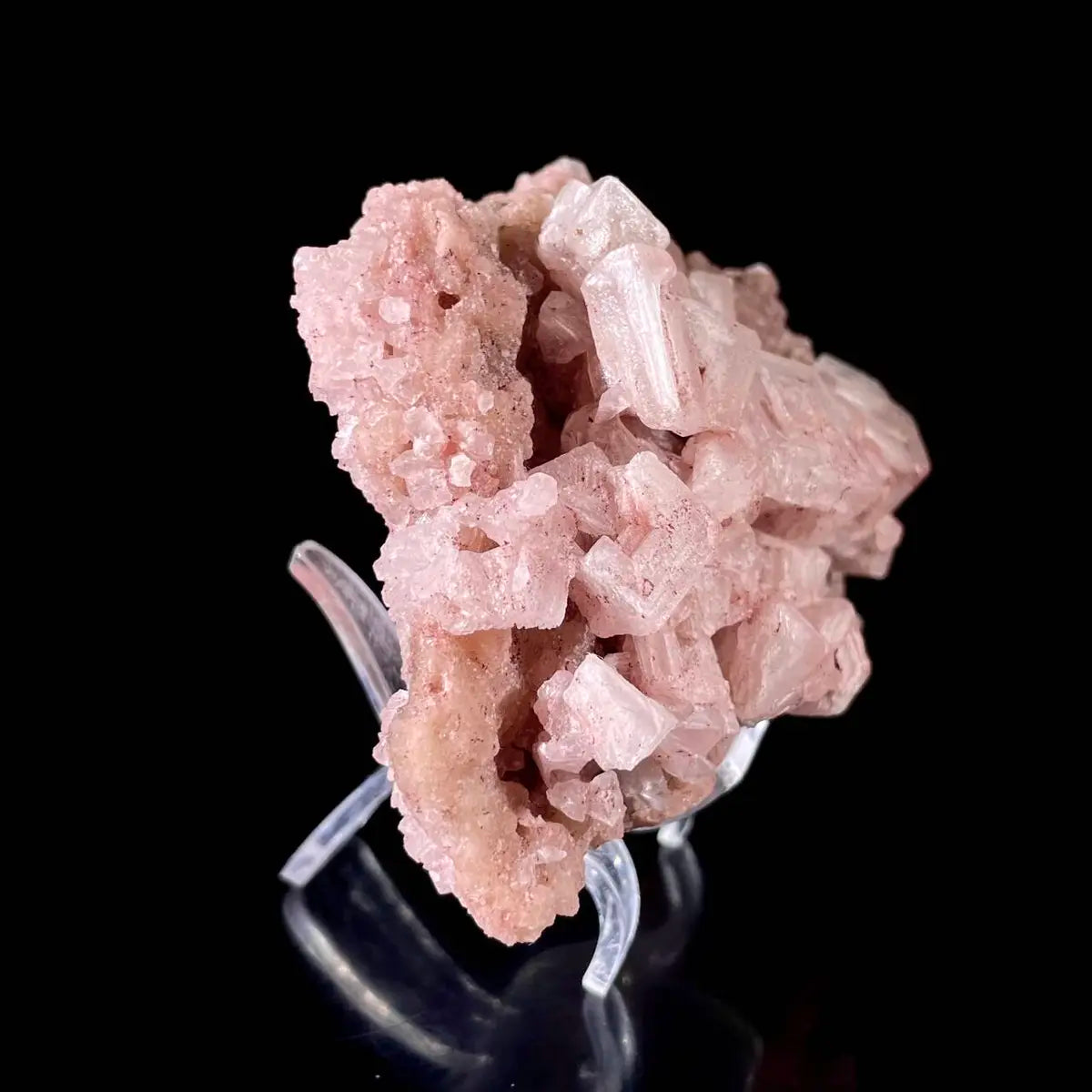 Pink Halite | Natural Bladed Halite Mineral Specimen | Rose-Form Crystal Formation | 240 g | 10*7.5*5 cm