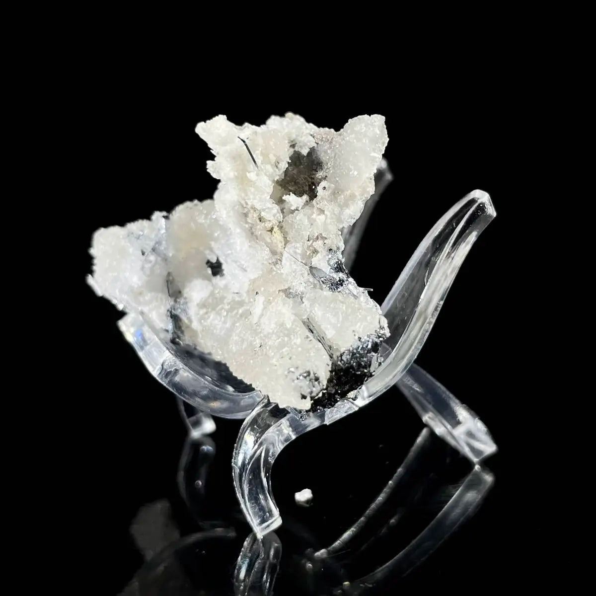 Stibnite with Sphalerite Association Crystal Cluster | Natural Sulfide Mineral Specimen from Guizhou, China | 17 g | 5*2*2.5 cm