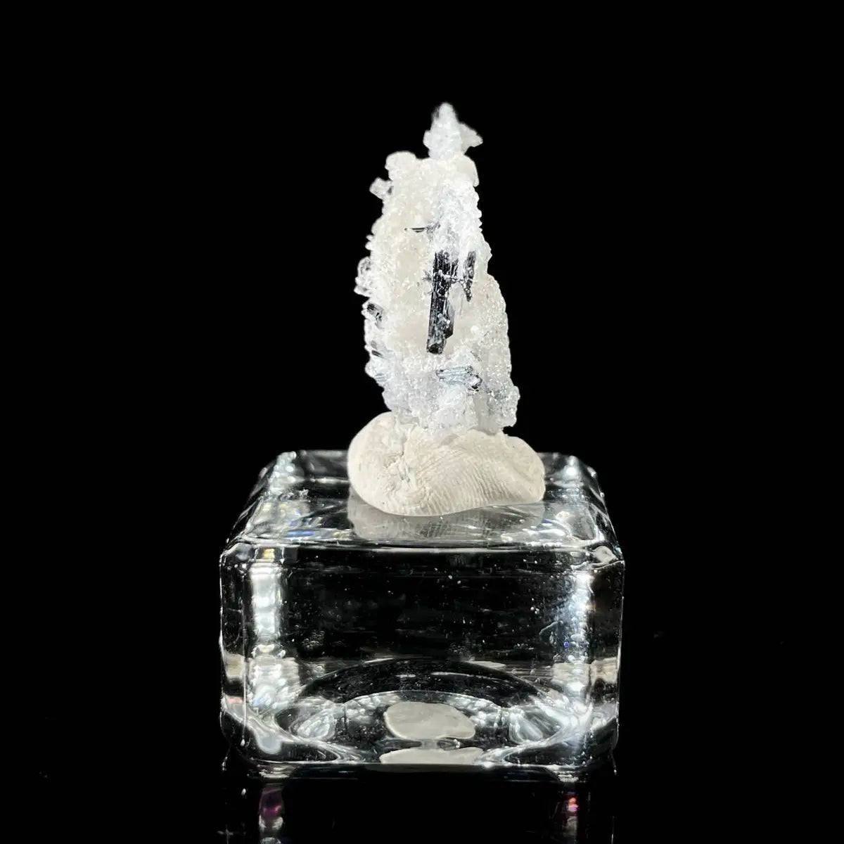 Stibnite with Sphalerite Association Crystal Cluster | Natural Sulfide Mineral Specimen from Guizhou, China | 3 g | 3*2*1.5 cm
