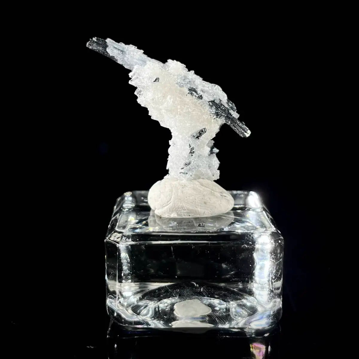 Stibnite with Sphalerite Association Crystal Cluster | Natural Sulfide Mineral Specimen from Guizhou, China | 3 g | 3*2*1.5 cm