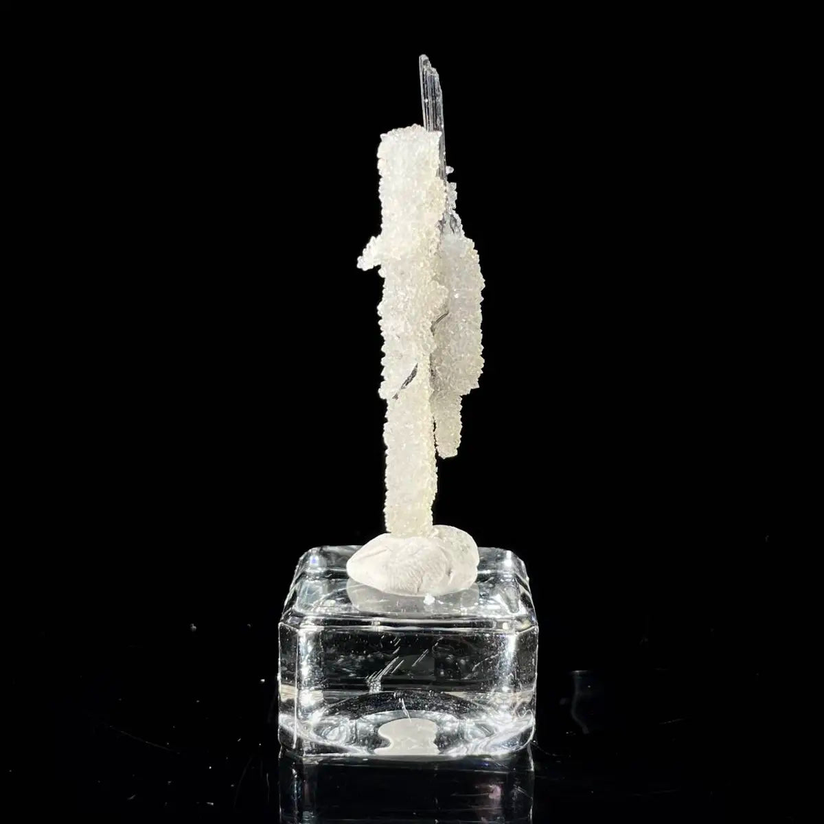 Stibnite with Sphalerite Association Crystal Cluster | Natural Sulfide Mineral Specimen from Guizhou, China | 6 g | 5*1*0.5 cm