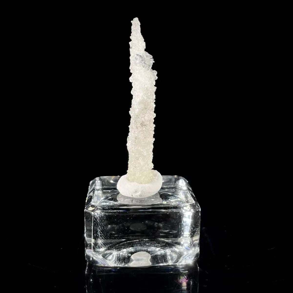 Stibnite with Sphalerite Association Crystal Cluster | Natural Sulfide Mineral Specimen from Guizhou, China | 2 g | 4.5*0.5*0.5 cm