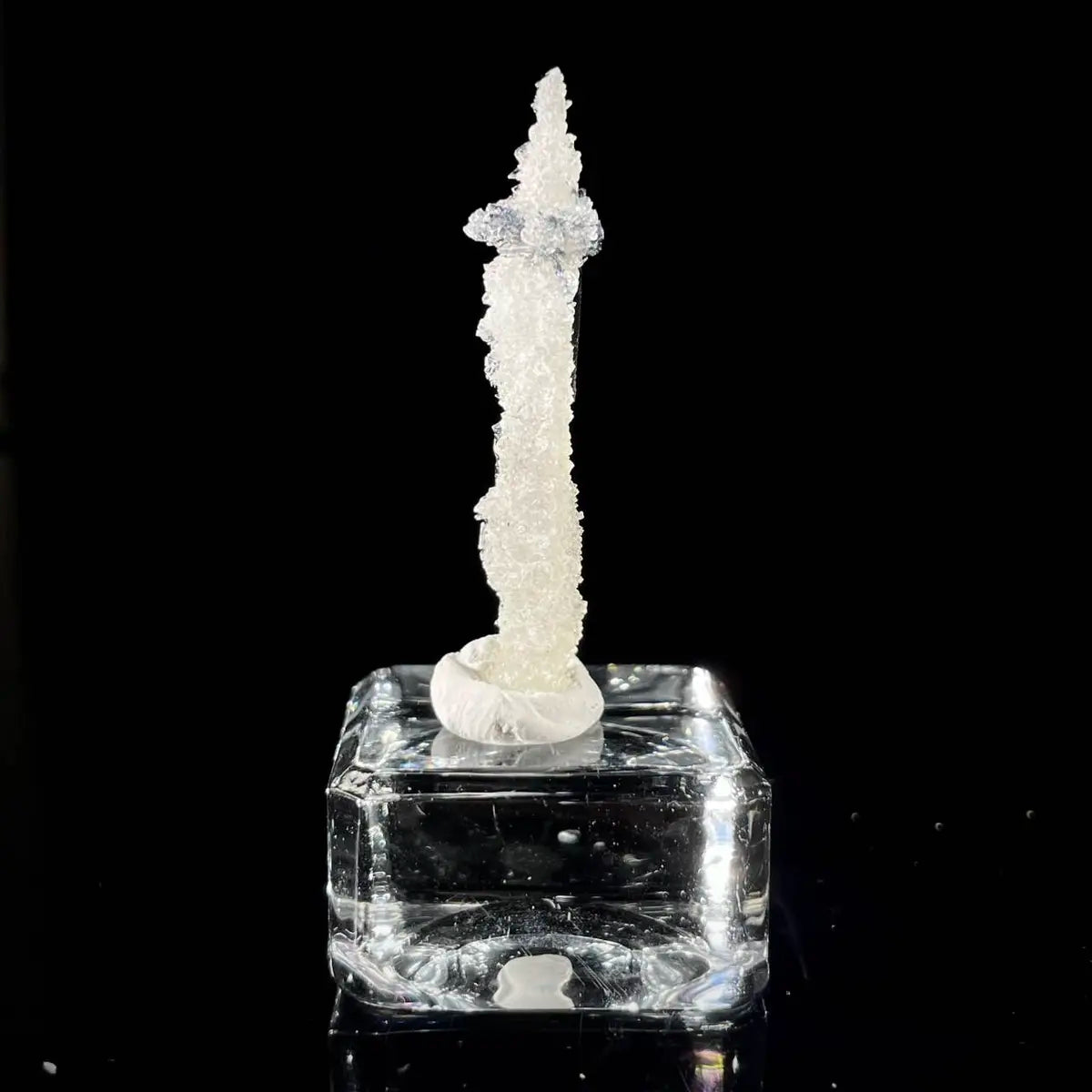 Stibnite with Sphalerite Association Crystal Cluster | Natural Sulfide Mineral Specimen from Guizhou, China | 2 g | 4.5*0.5*0.5 cm