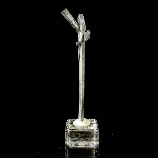 A873-Stibnite Blade Crystal Cluster | Natural Antimony Sulfide Mineral Specimen | 16 g | 10.5*1*3 cm