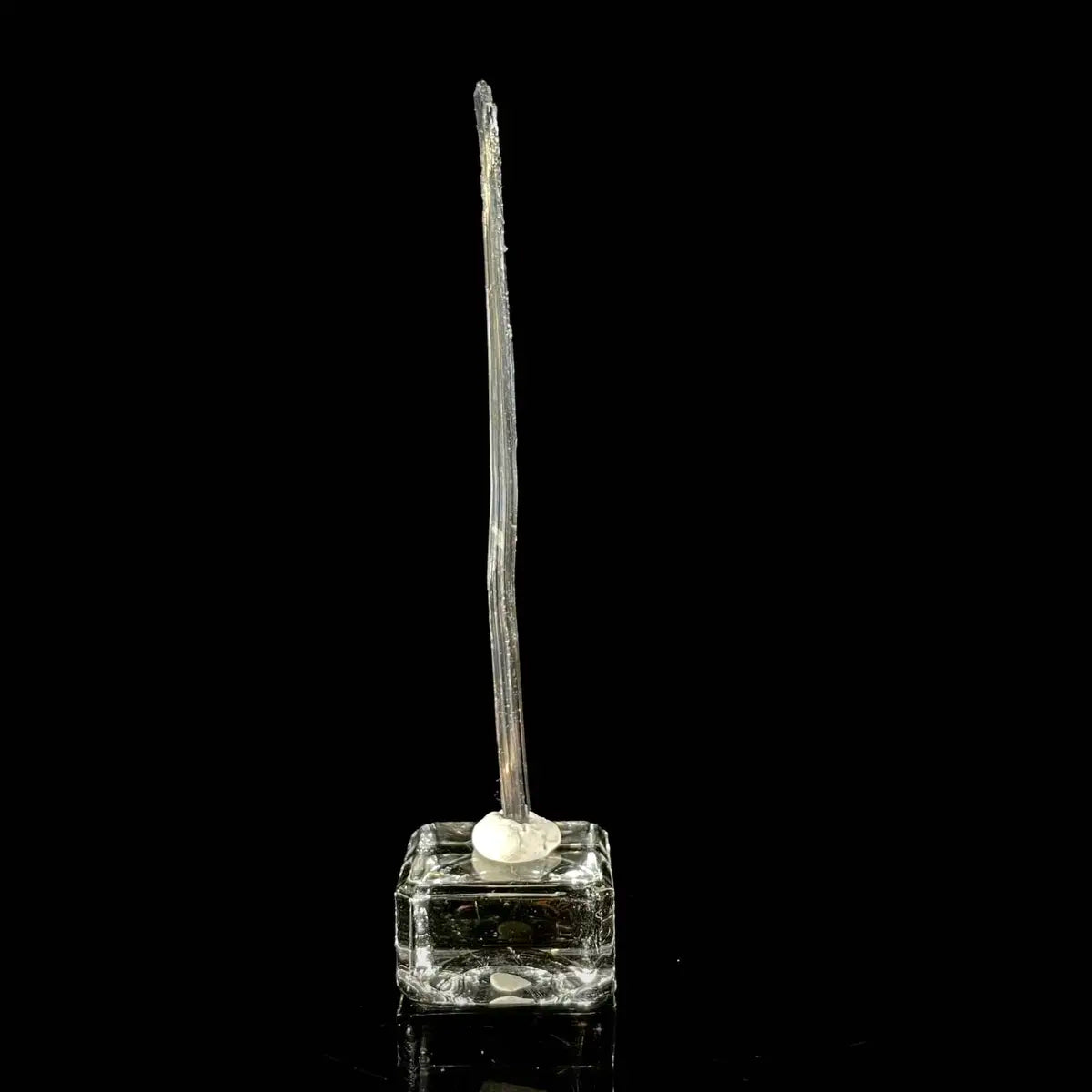 Stibnite Blade Crystal Cluster | Natural Antimony Sulfide Mineral Specimen | 3 g | 11 cm