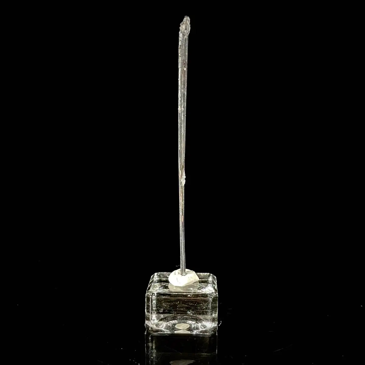 Stibnite Blade Crystal Cluster | Natural Antimony Sulfide Mineral Specimen | 3 g | 11 cm