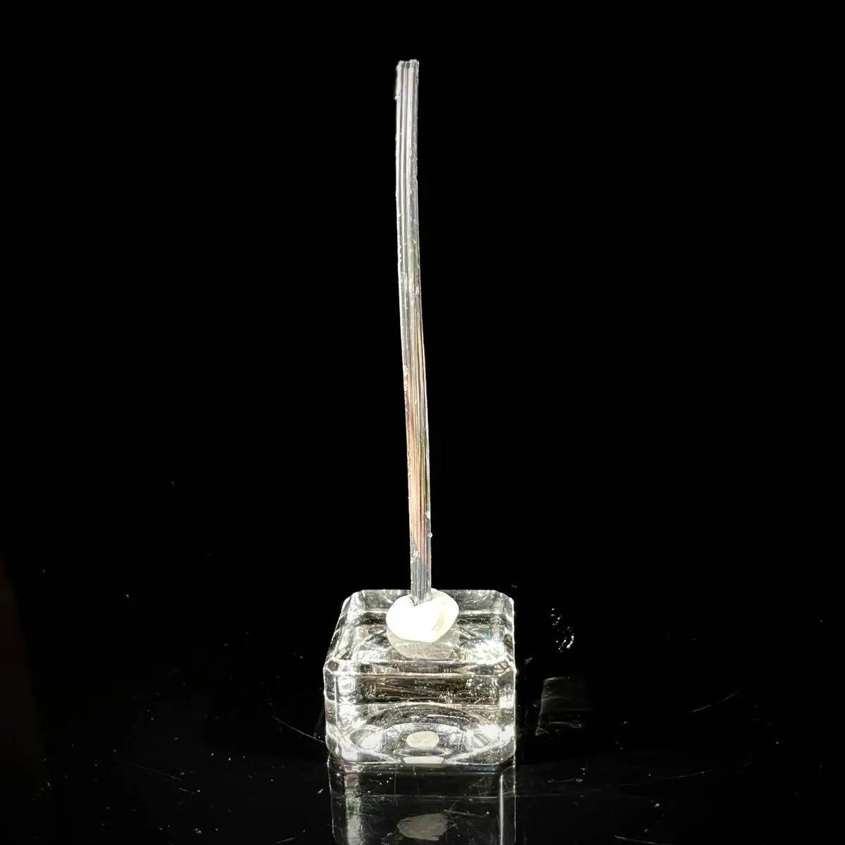 Stibnite Blade Crystal Cluster | Natural Antimony Sulfide Mineral Specimen | 2 g | 9 cm