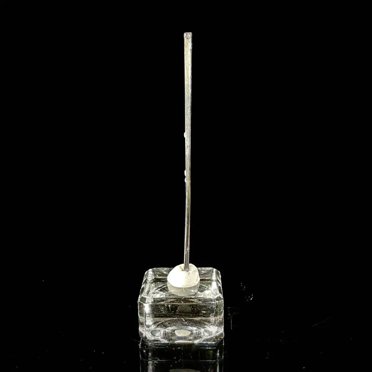 Stibnite Blade Crystal Cluster | Natural Antimony Sulfide Mineral Specimen | 2 g | 9 cm