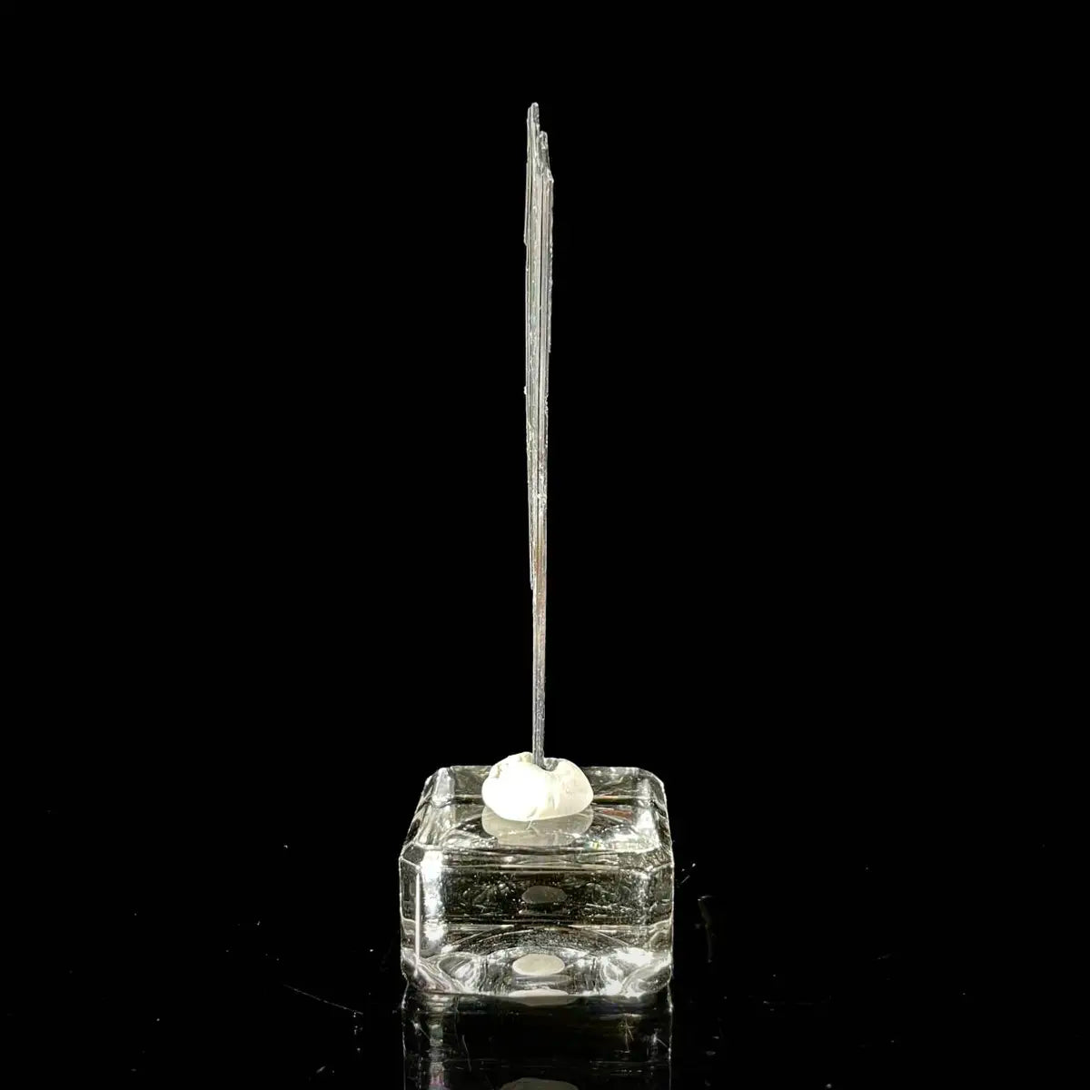 Stibnite Blade Crystal Cluster | Natural Antimony Sulfide Mineral Specimen | 1.5 g | 8 cm