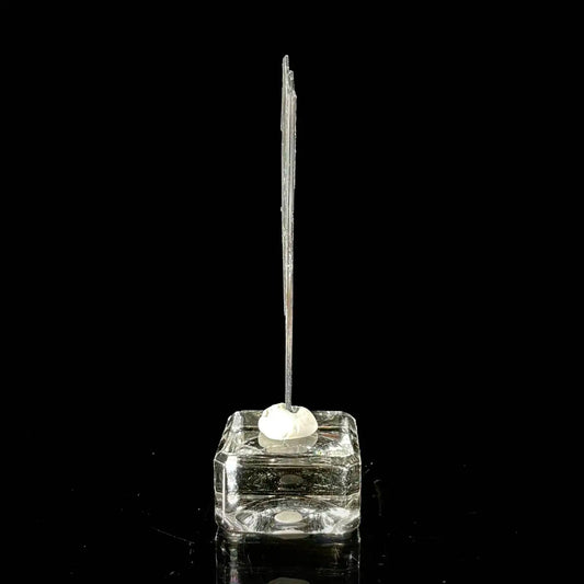 A876-Stibnite Blade Crystal Cluster | Natural Antimony Sulfide Mineral Specimen | 1.5 g | 8 cm