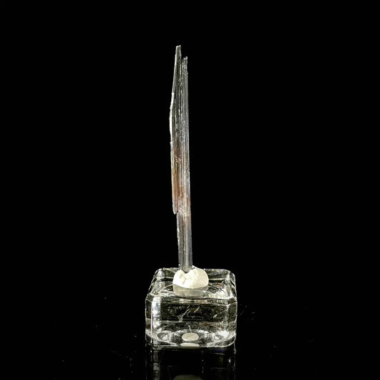A876-Stibnite Blade Crystal Cluster | Natural Antimony Sulfide Mineral Specimen | 1.5 g | 8 cm