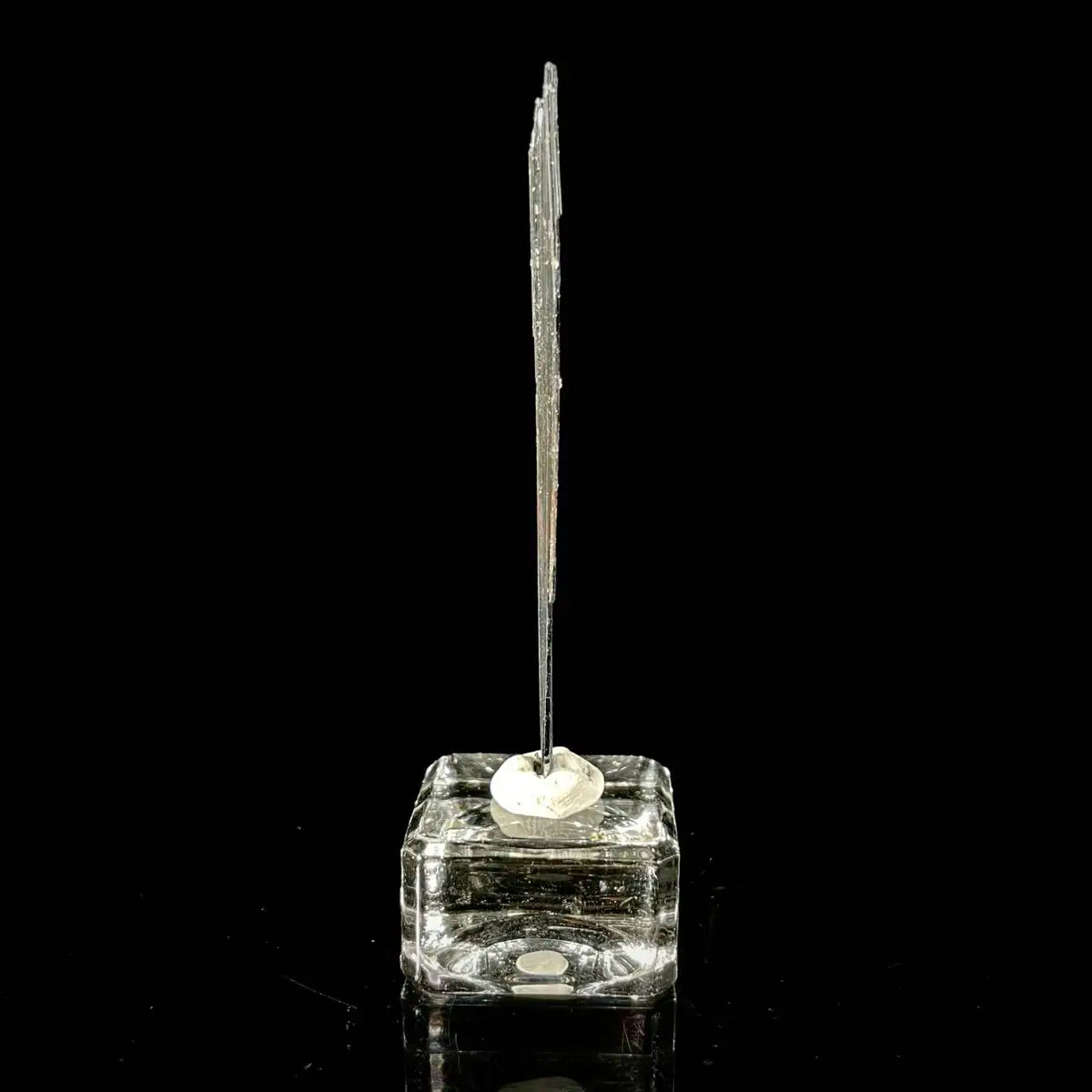 Stibnite Blade Crystal Cluster | Natural Antimony Sulfide Mineral Specimen | 1.5 g | 8 cm