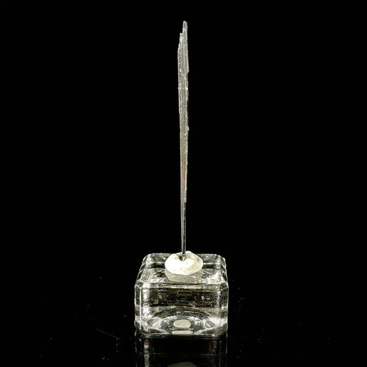 A877-Stibnite Blade Crystal Cluster | Natural Antimony Sulfide Mineral Specimen | 1.5 g | 8 cm
