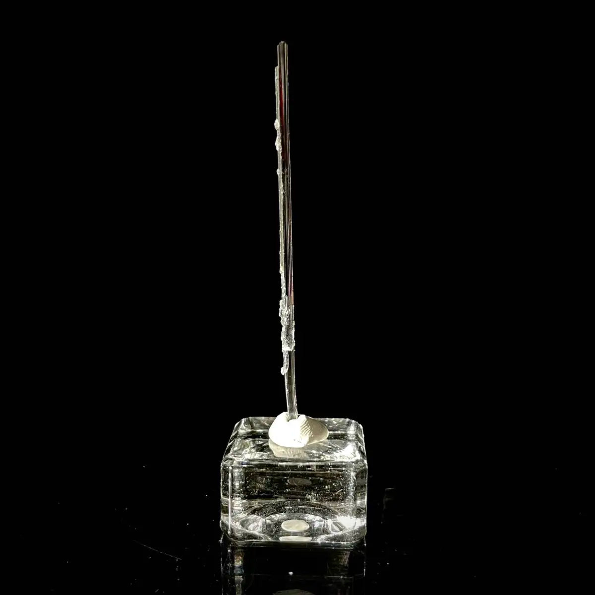 Stibnite Blade Crystal Cluster | Natural Antimony Sulfide Mineral Specimen | 1.5 g | 8 cm